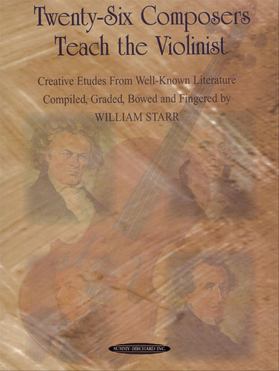 Twenty-Six Composers Teach the Violinist Violin Solo scores gallery preview page 1