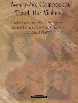 Book cover for Twenty-Six Composers Teach the Violinist
