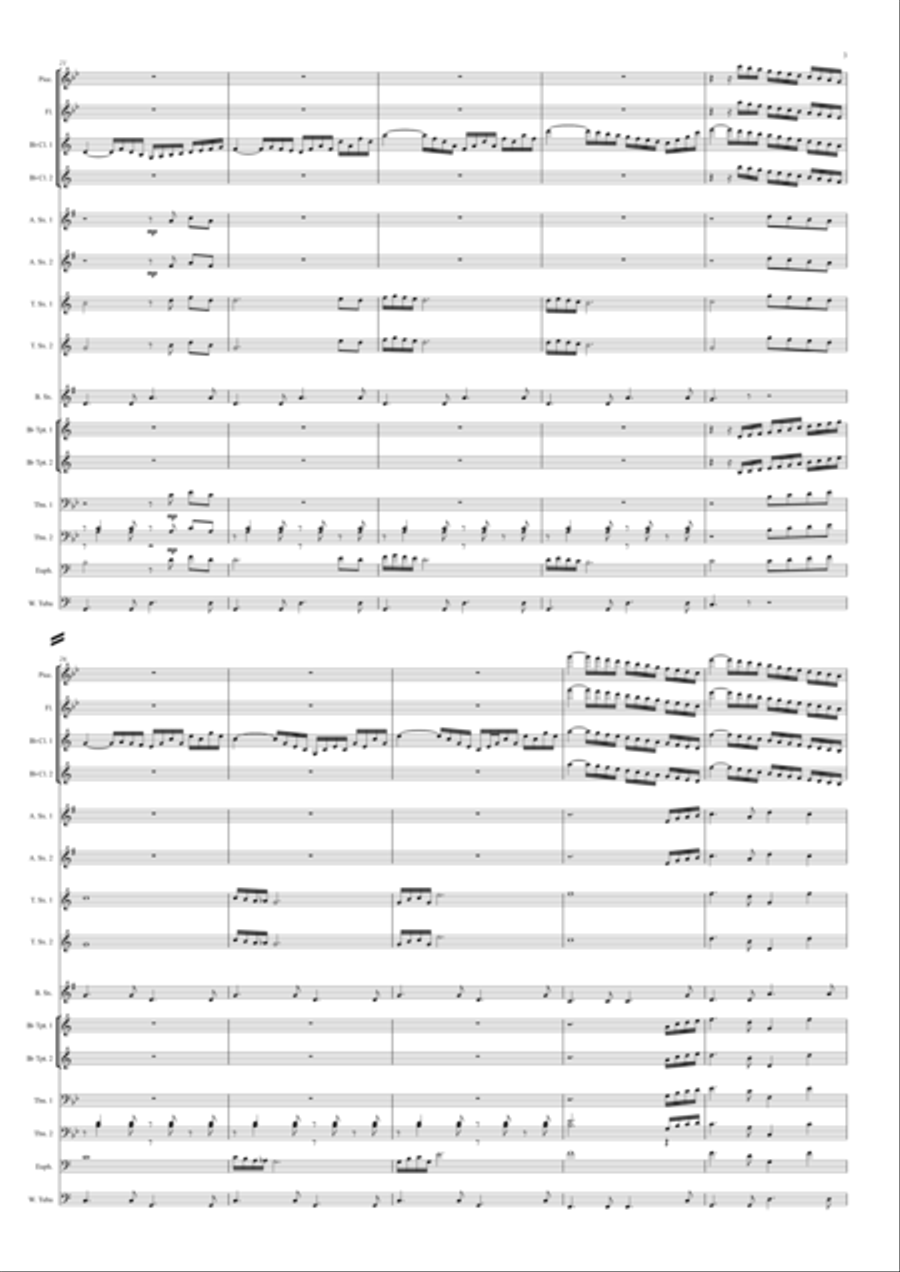 Clave de Fé Concert Band scores gallery preview page 4