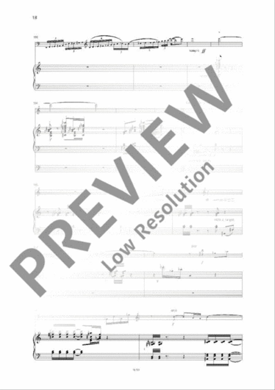 Fantaisie concertante Cello scores gallery preview page 18