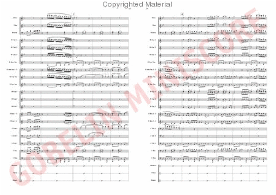 Christmas Calypso Concert Band scores gallery preview page 7