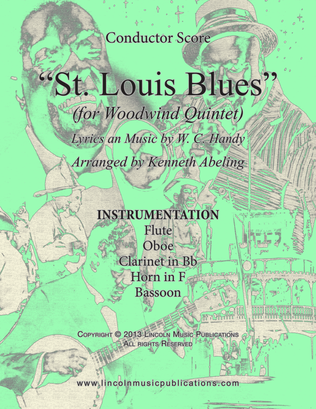 Book cover for St. Louis Blues (for Woodwind Quintet)