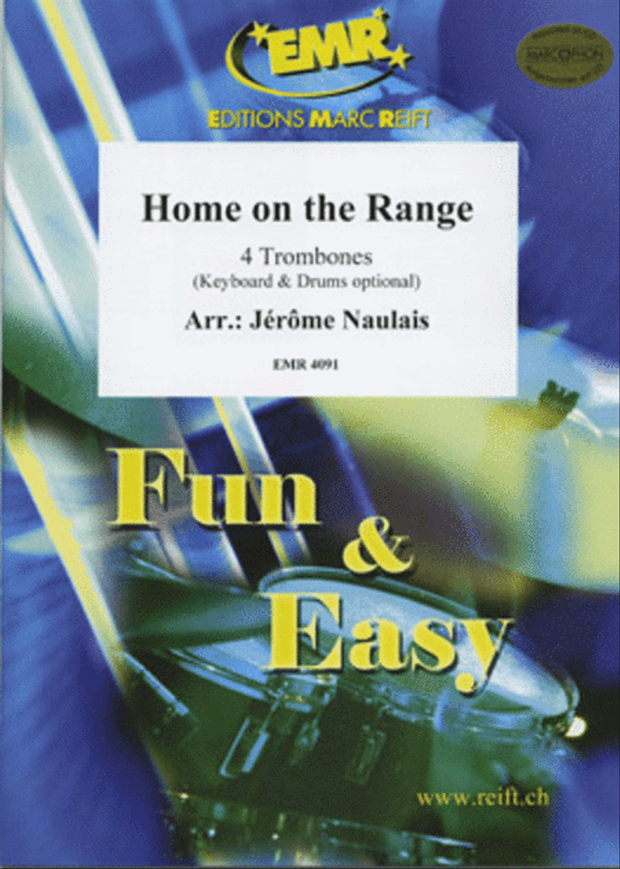Home on the Range Trombone Quartet scores gallery preview page 1