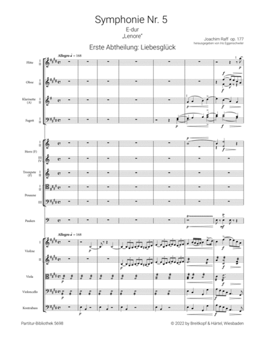 Symphony No. 5 in E major Op. 177