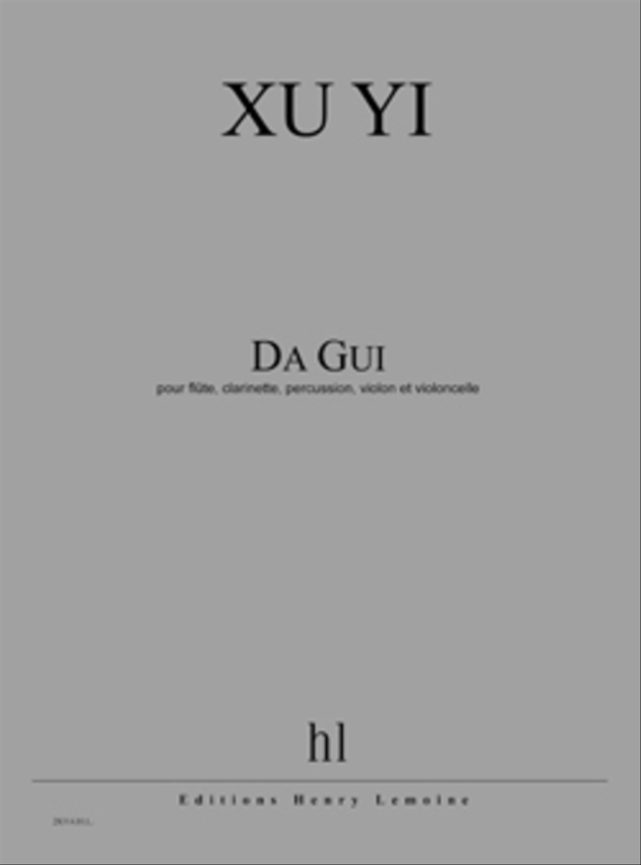 Da Gui Clarinet scores gallery preview page 1