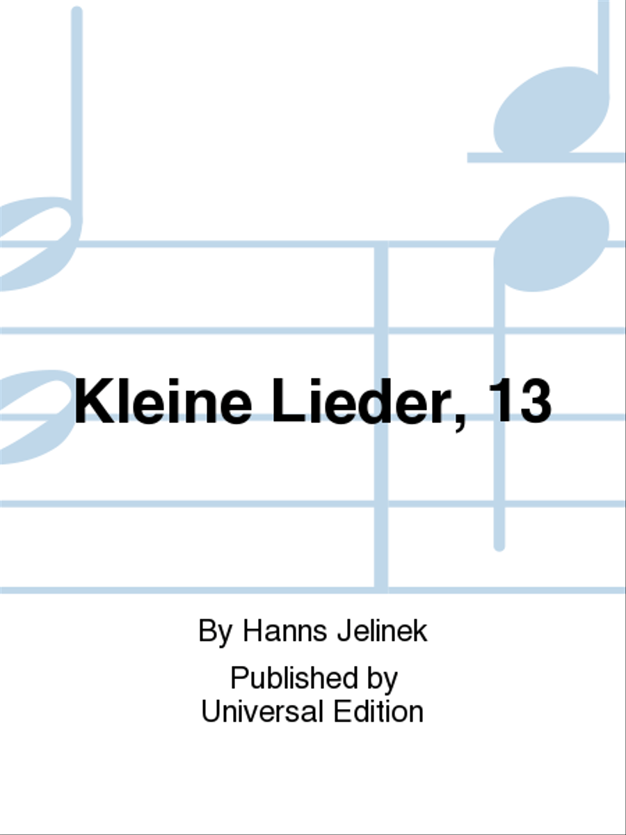 Kleine Lieder, 13 School and Community scores gallery preview page 1