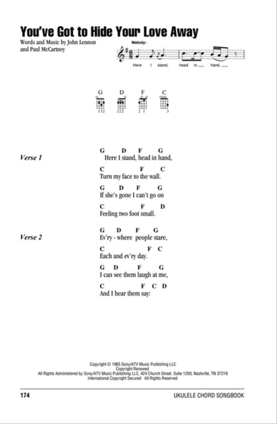Four Chord Songs Ukulele scores gallery preview page 6