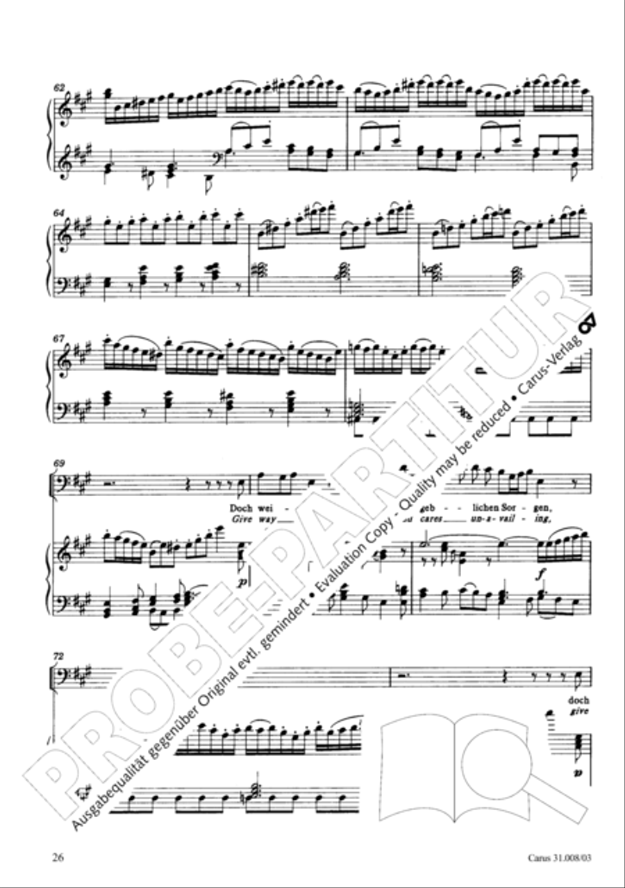 O my God, when shall I perish (Liebster Gott, wenn werd ich sterben) 4-Part scores gallery preview page 31