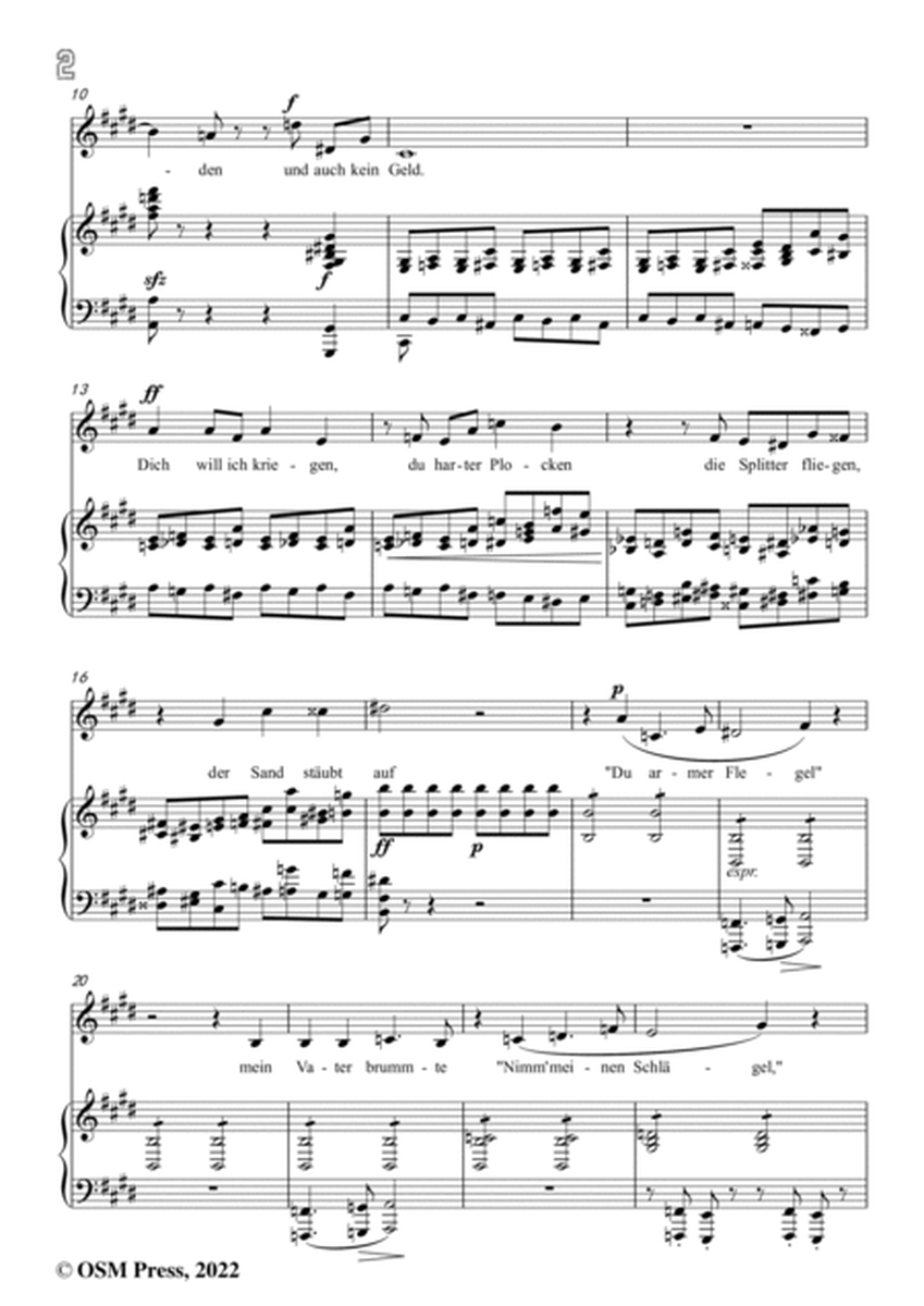 Richard Strauss-Das Lied des Steinklopfers,in c sharp minor image number null