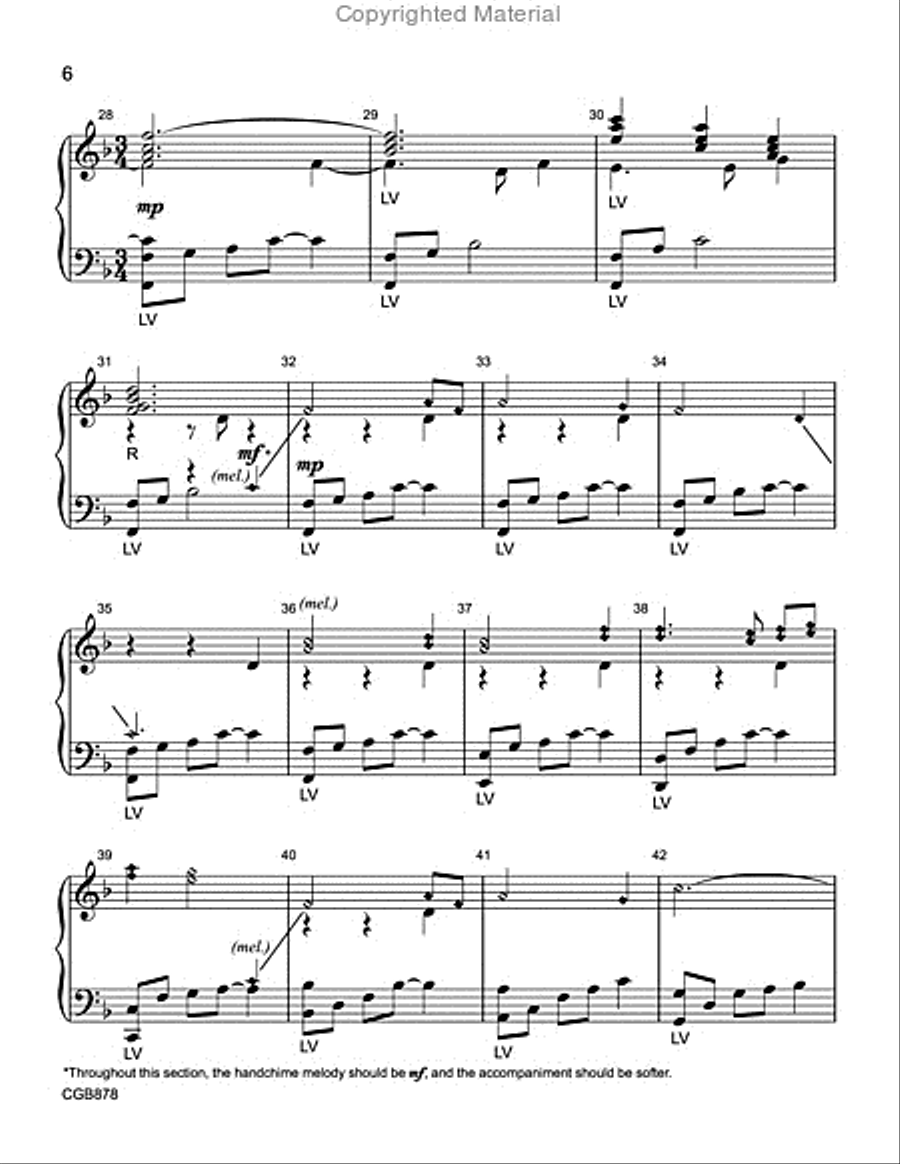 God of Amazing Grace Handbell Choir scores gallery preview page 5