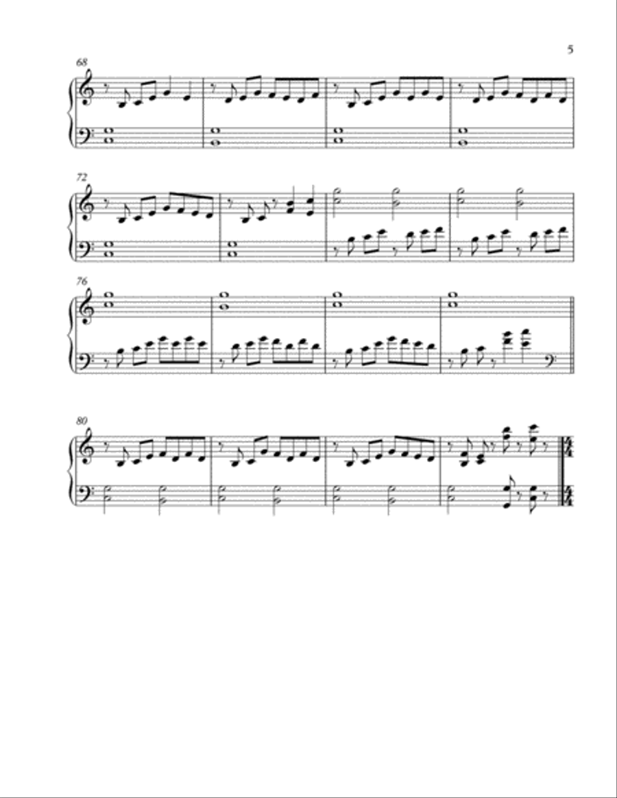 Opus 2: Asian Travels and Other Easy Pieces Easy Piano scores gallery preview page 5