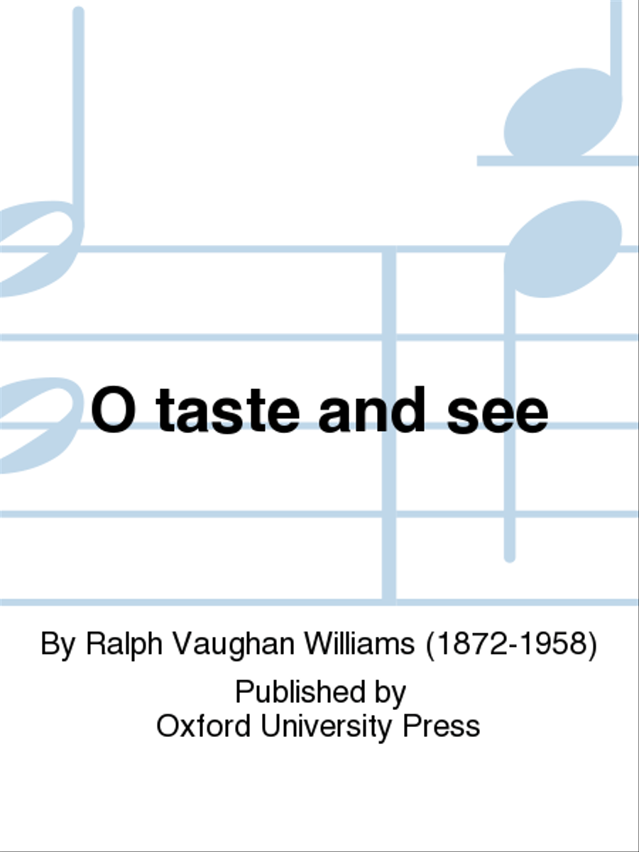O taste and see SSA scores gallery preview page 1