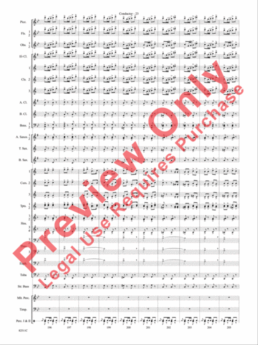A Christmas Festival Concert Band scores gallery preview page 26