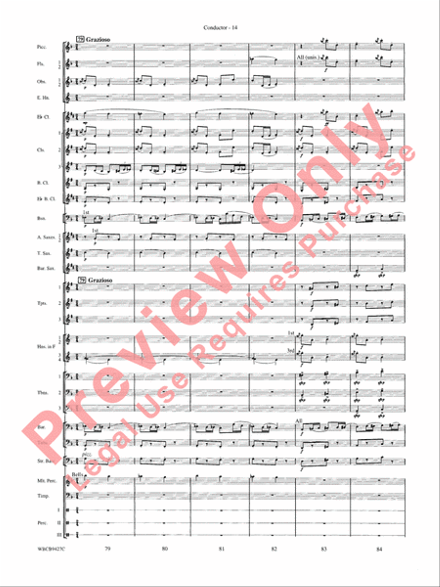 An American in Paris An American in Paris Concert Band scores gallery preview page 16