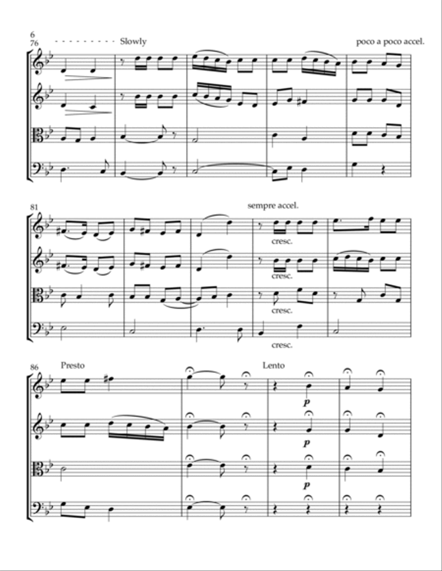 Cuando El Rey Nimrod String Quartet scores gallery preview page 6