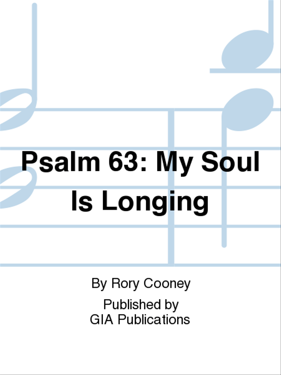 Psalm 63: My Soul Is Longing Unison Choir scores gallery preview page 1