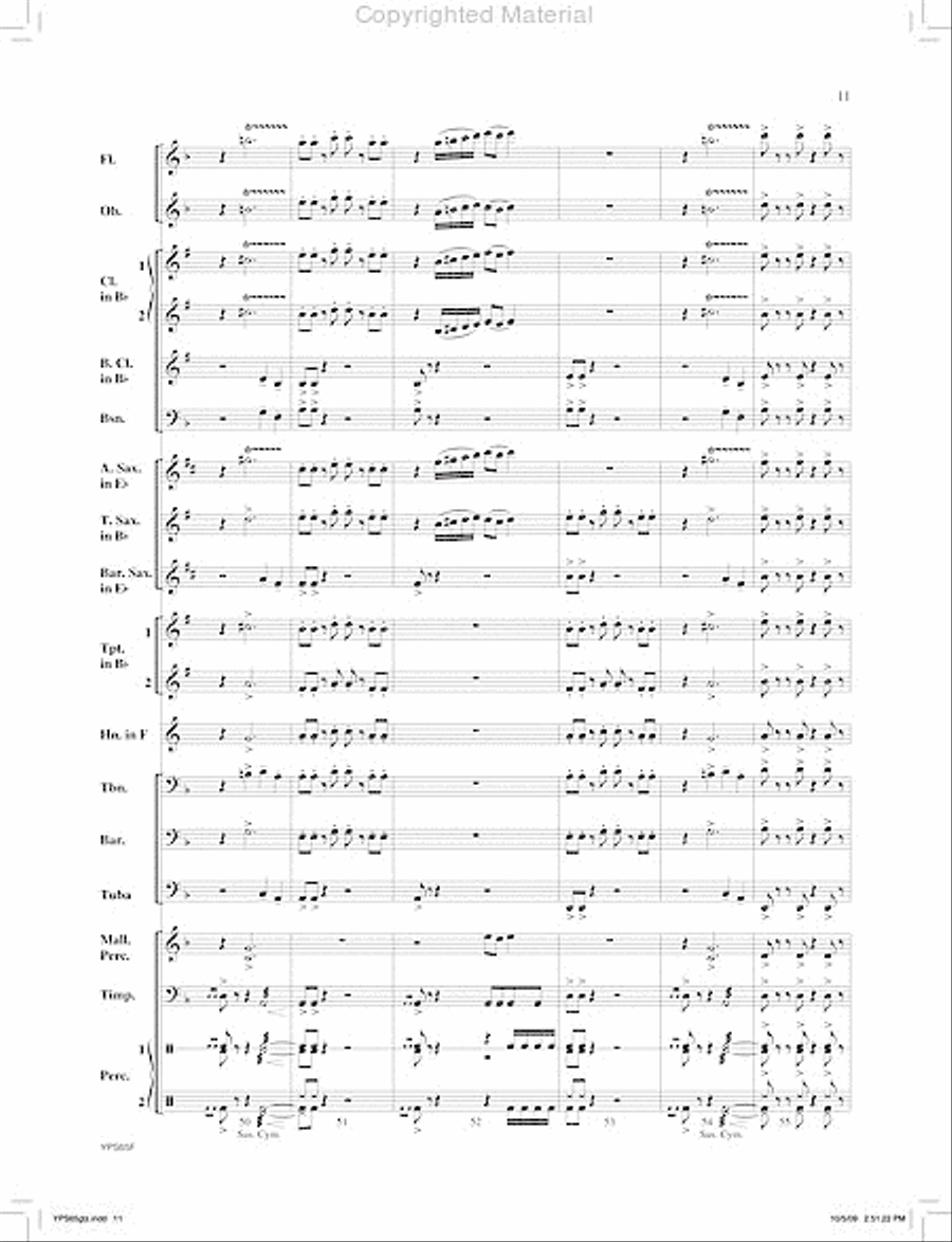Visigoths Visigoths Concert Band scores gallery preview page 12