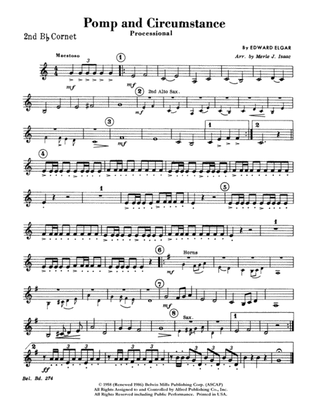 Pomp and Circumstance, Op. 39, No. 1 (Processional): 2nd B-flat Cornet