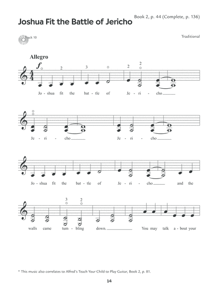 Alfred's Kid's Guitar Course Sacred Songbook 1 & 2 image number null