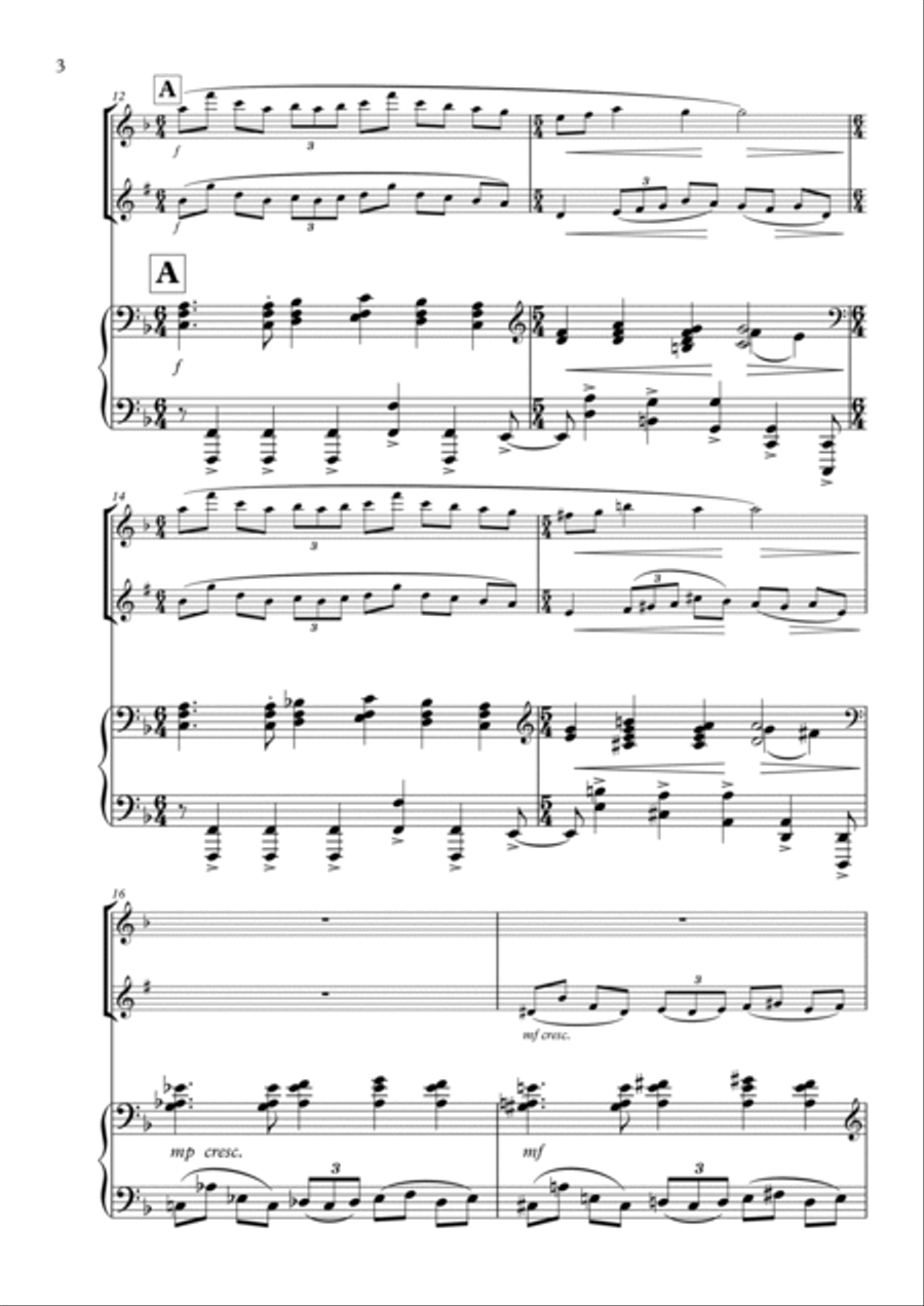 Optimistische Popsongs gegen die Coronadepression Woodwind Duet scores gallery preview page 4