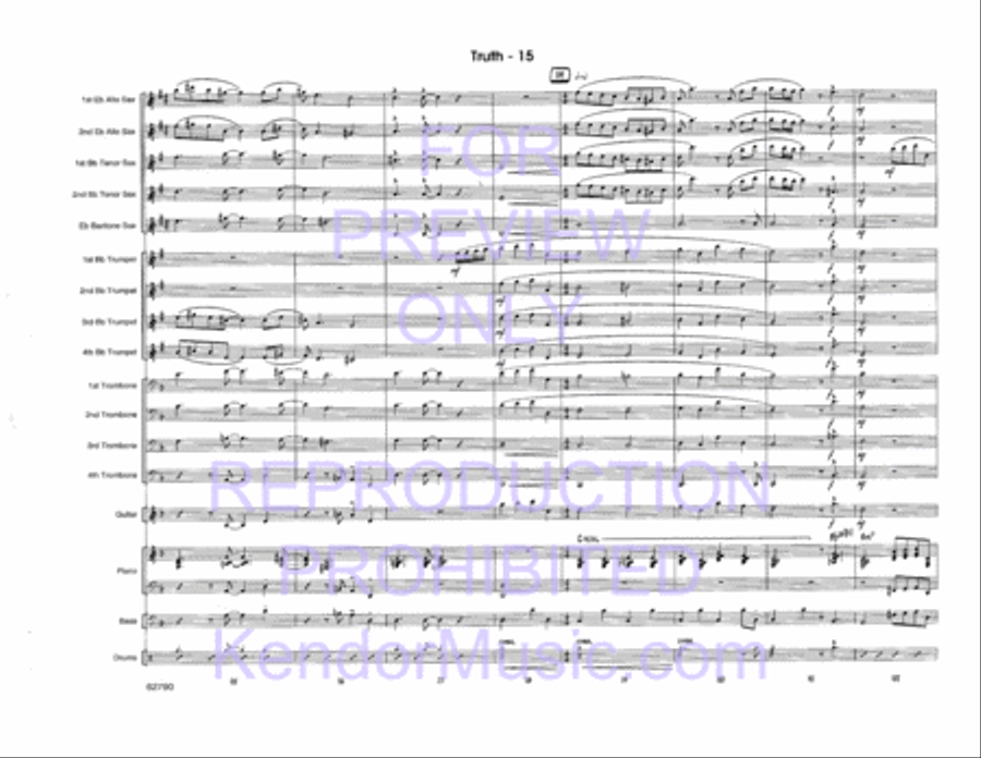 Truth Truth Jazz Ensemble scores gallery preview page 16