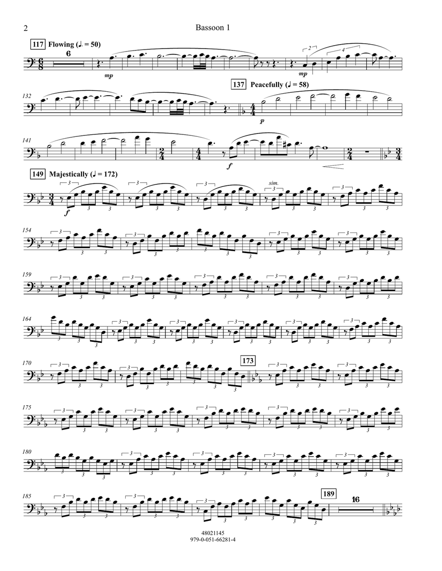 Meridian - Bassoon 1 Meridian - Bassoon 1 Concert Band scores gallery preview page 2