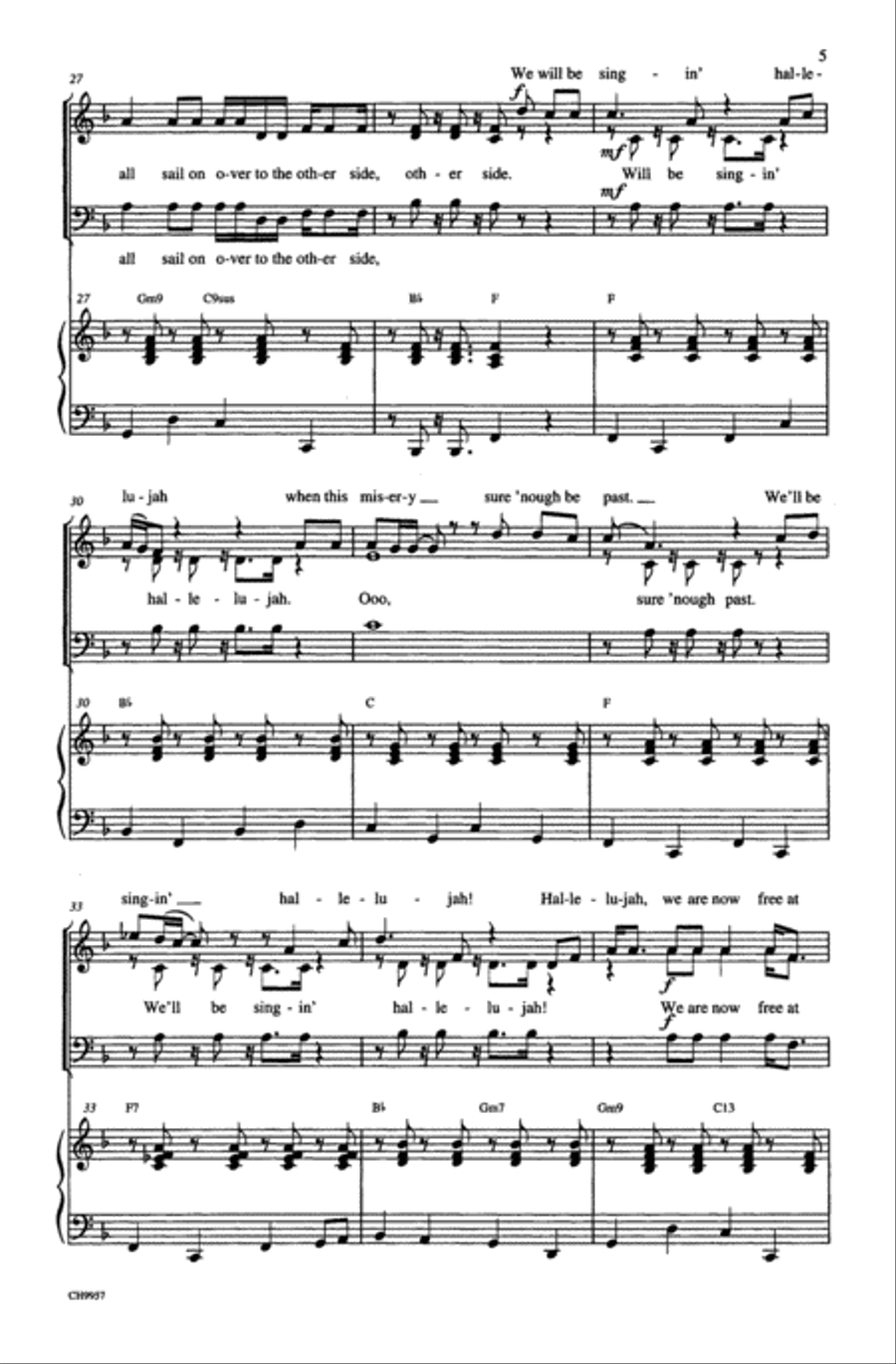 River Jordan River Jordan Choir scores gallery preview page 4