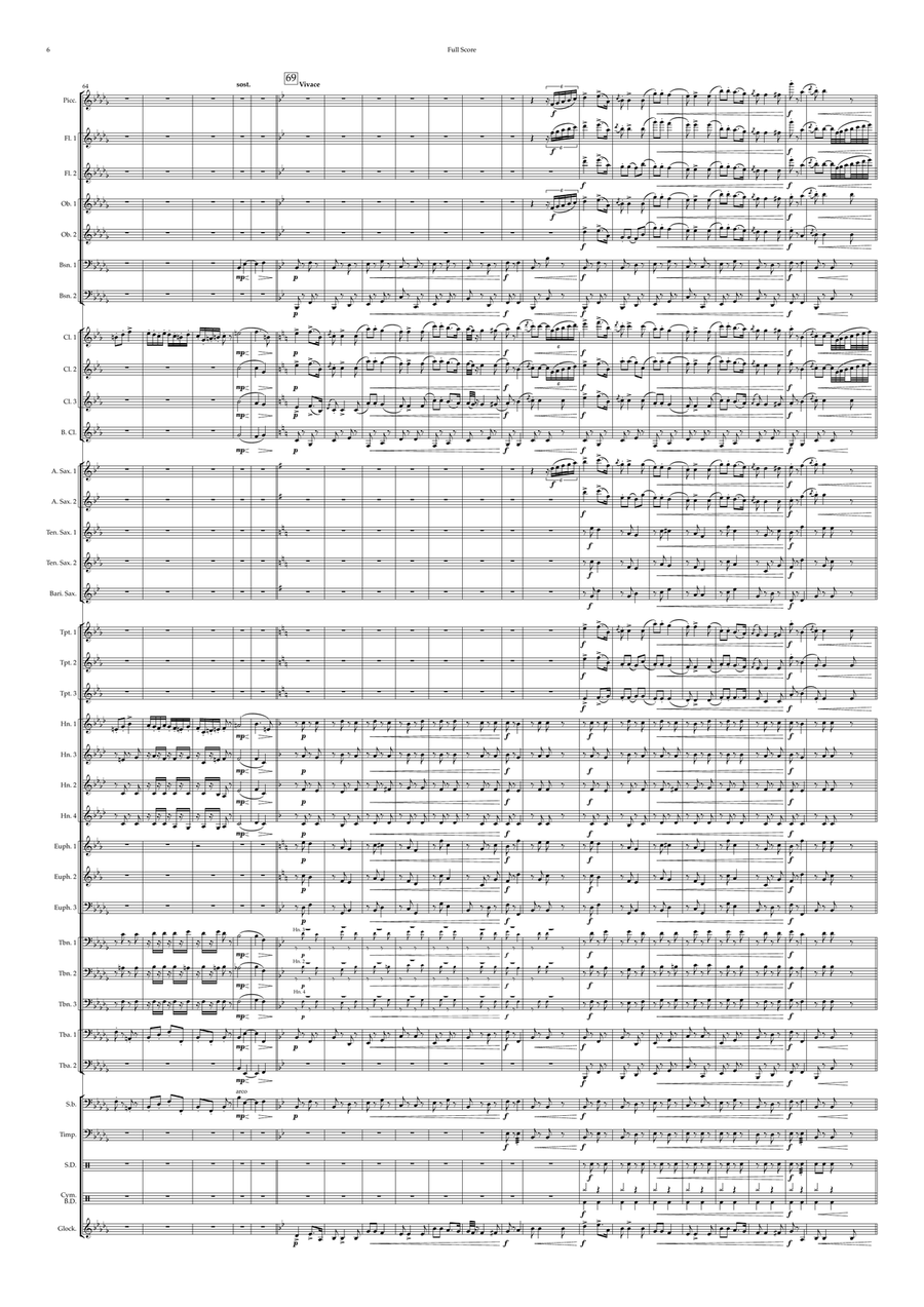 Hungarian Dance No.15 Hungarian Dance No.15 Concert Band scores gallery preview page 6