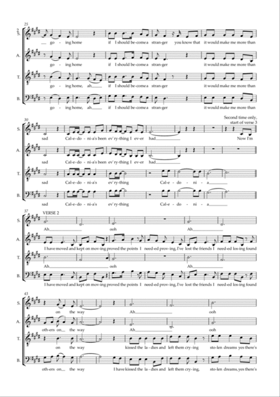 Caledonia 4-Part scores gallery preview page 2