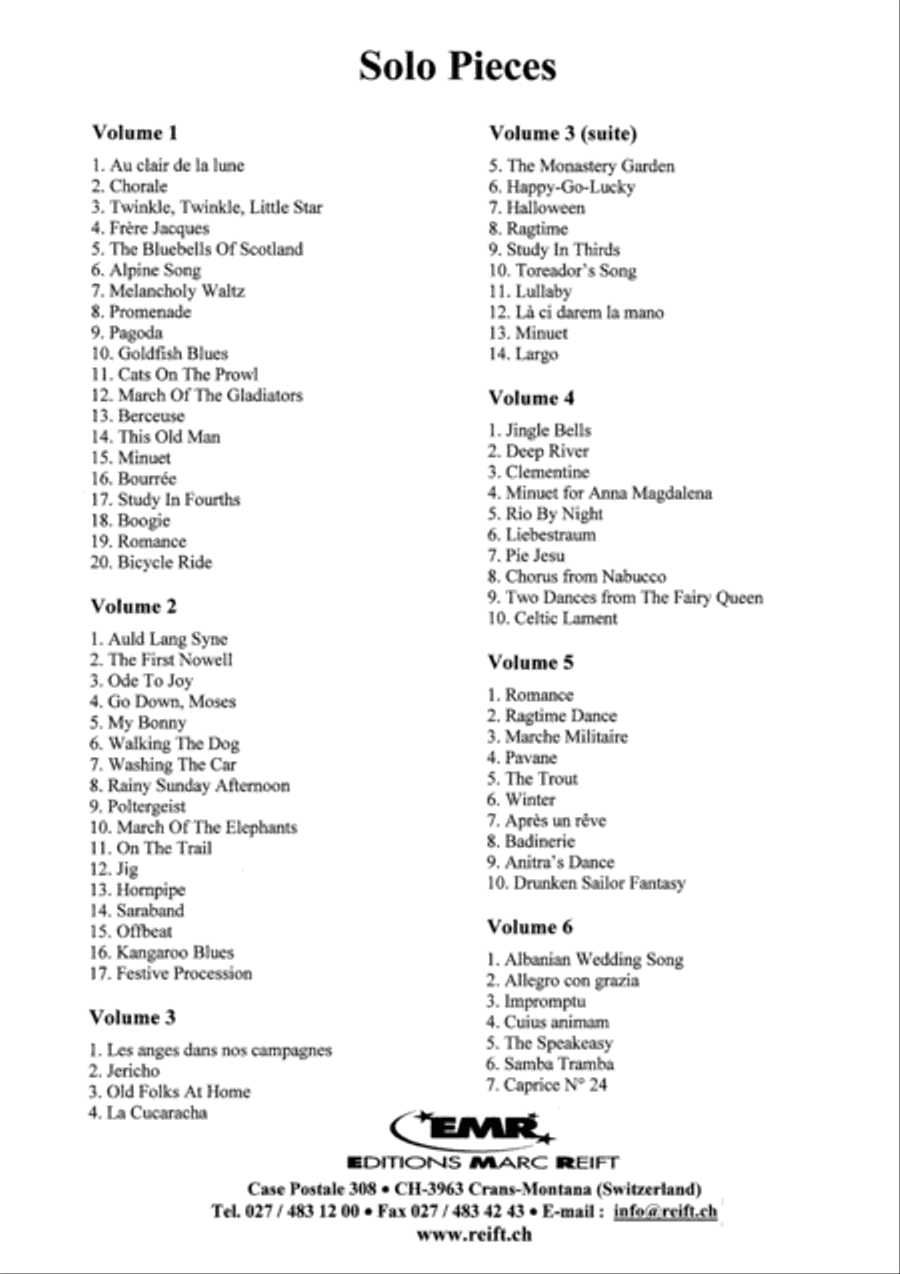 Solo Pieces Vol. 2 Trumpet Solo scores gallery preview page 3