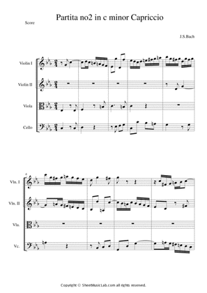 Capriccio from Partita No.2 in C minor, BWV 826