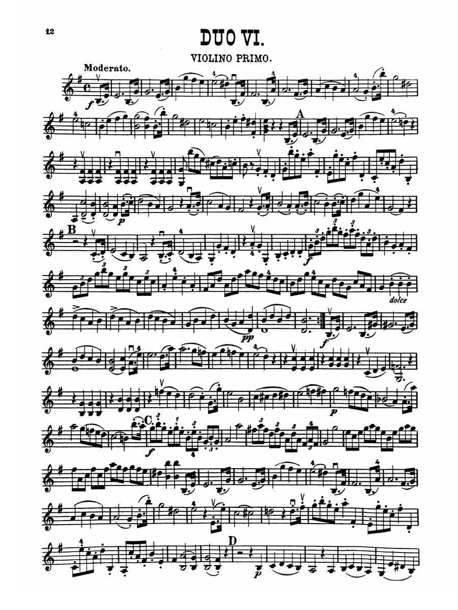 Pleyel: Six Duets, Op. 8