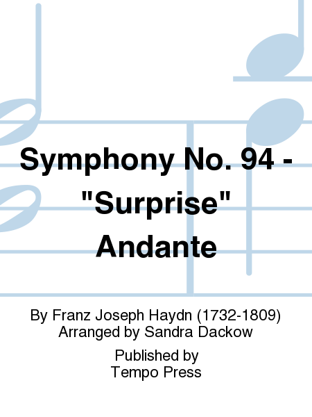 Symphony No. 94 in G "Surprise": Andante, 2nd mvt image number null