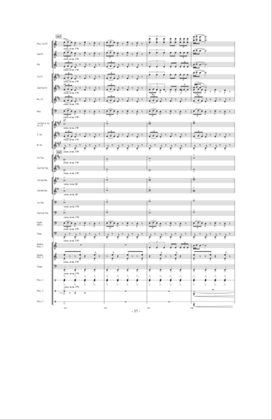 In Pursuit of Troy Concert Band scores gallery preview page 35