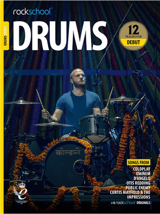 Book cover for Rockschool Drums Debut (2018)
