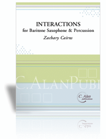 Interactions for Baritone Saxophone & Percussion image number null