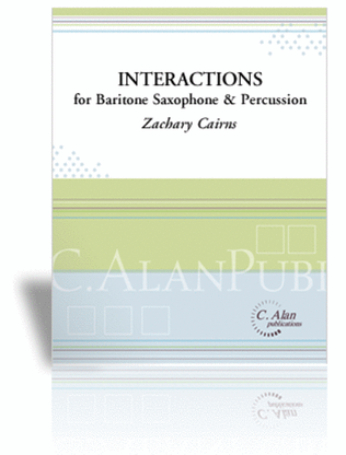 Interactions for Baritone Saxophone & Percussion