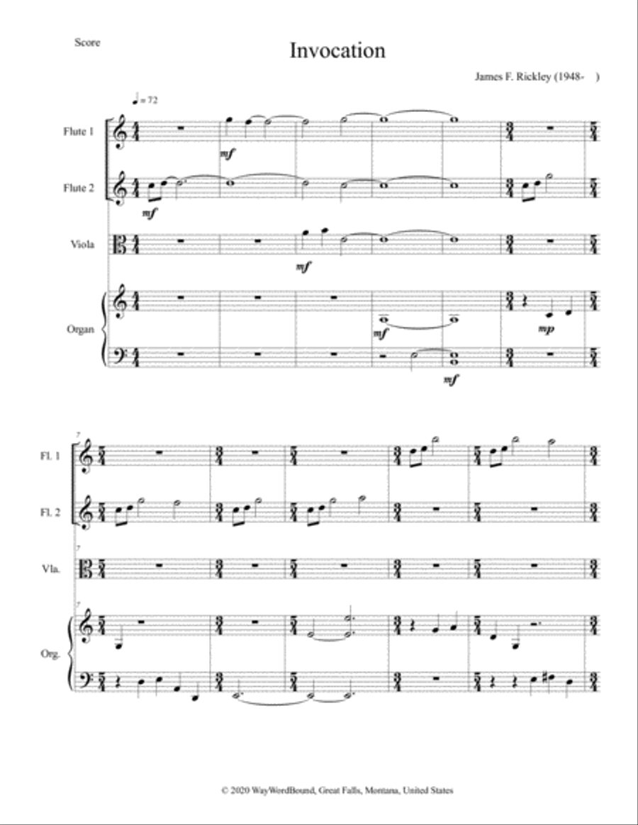 Invocation Invocation Small Ensemble scores gallery preview page 2