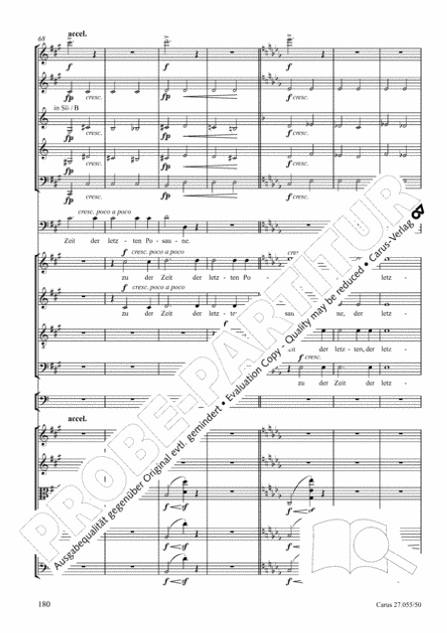 Ein Deutsches Requiem (German Requiem) 4-Part scores gallery preview page 187