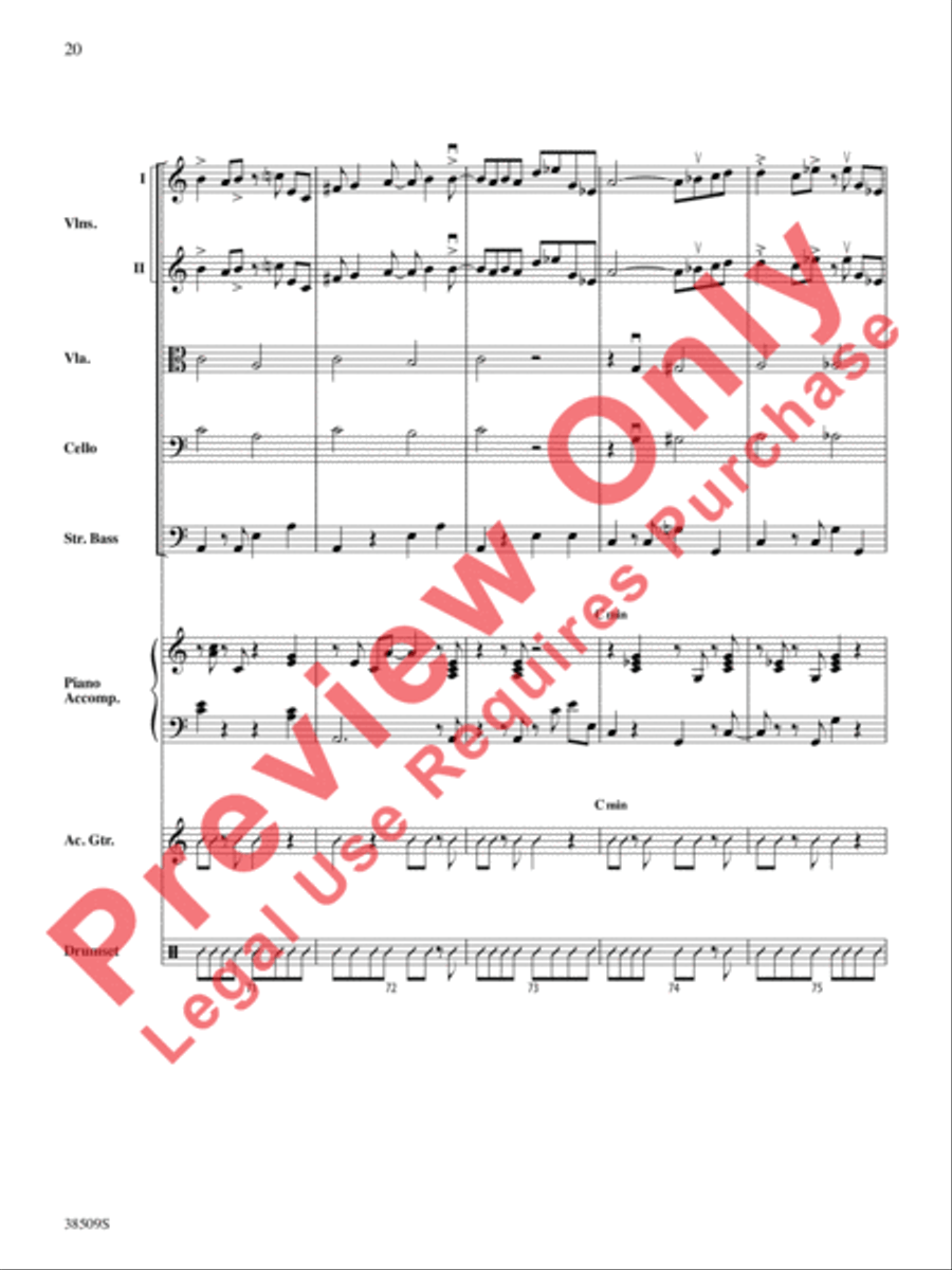 Recorda Me String Orchestra scores gallery preview page 21