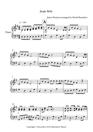 Jingle Bells (Easy Jazzy Version!) for Piano Solo