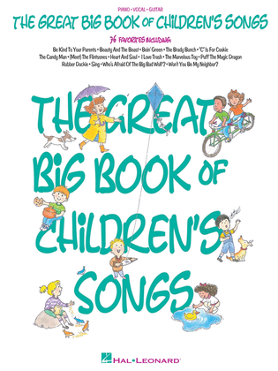 Book cover for The Great Big Book of Children's Songs