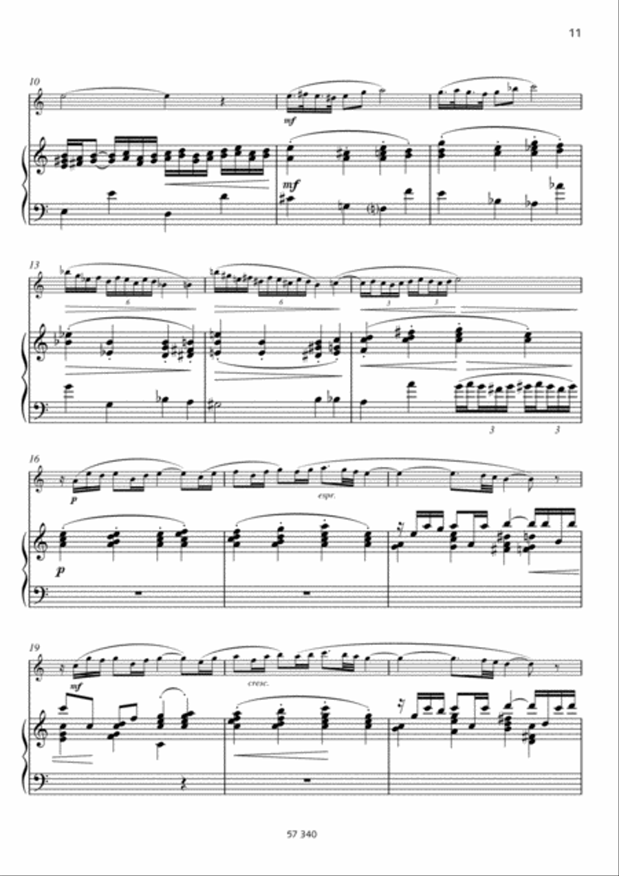 Pièce Flute Solo scores gallery preview page 2