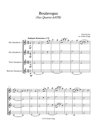 Boulavogue (Sax Quartet AATB)