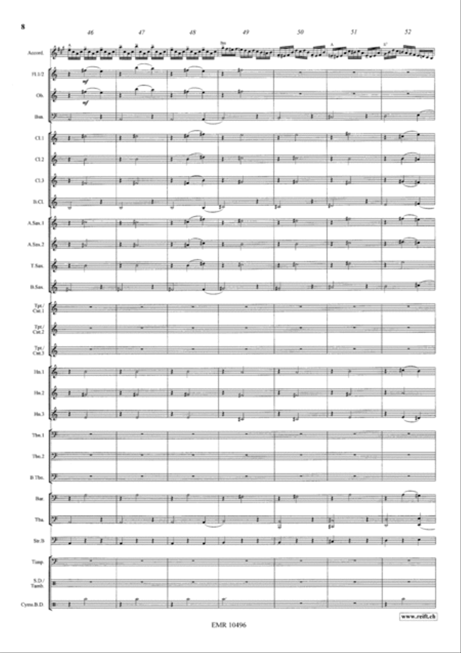 Mazurka Italiana Mazurka Italiana Concert Band scores gallery preview page 9