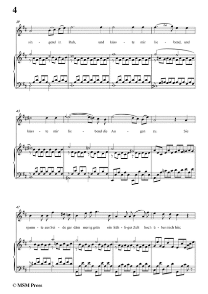 Schubert-Vor meiner Wiege,in d minor,Op.106,No.3,for Voice and Piano image number null
