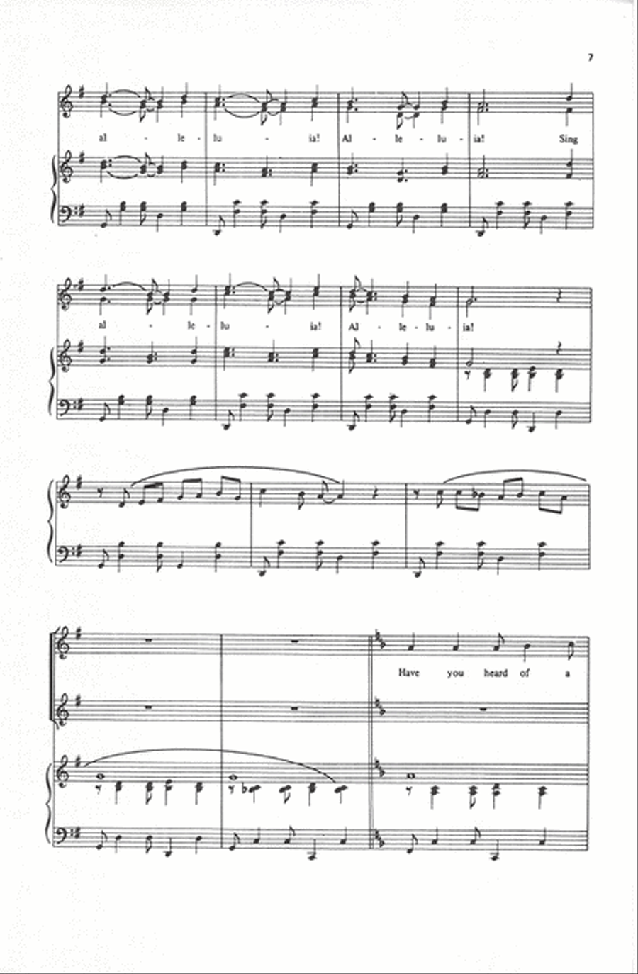 Have You Heard of the Boy? 2-Part scores gallery preview page 7
