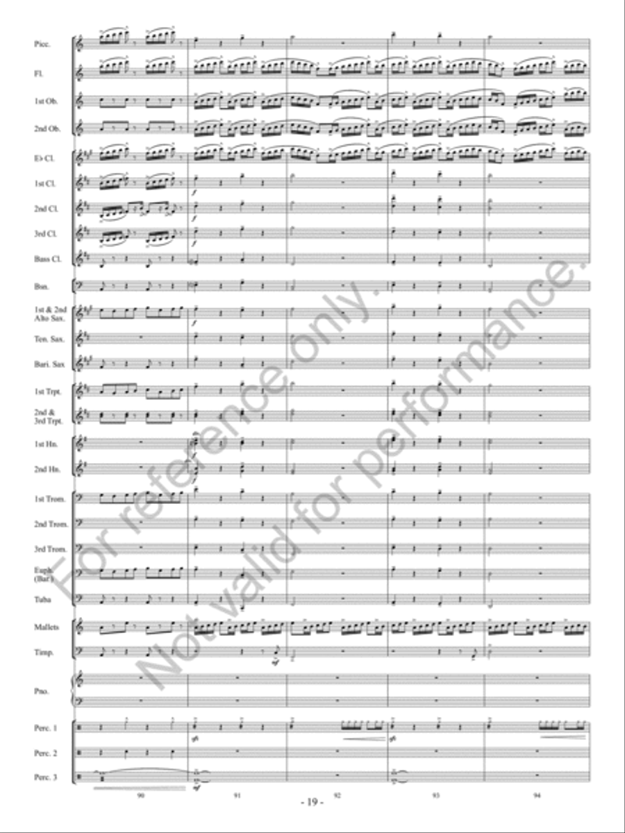 Downtown Scherzo Concert Band scores gallery preview page 20