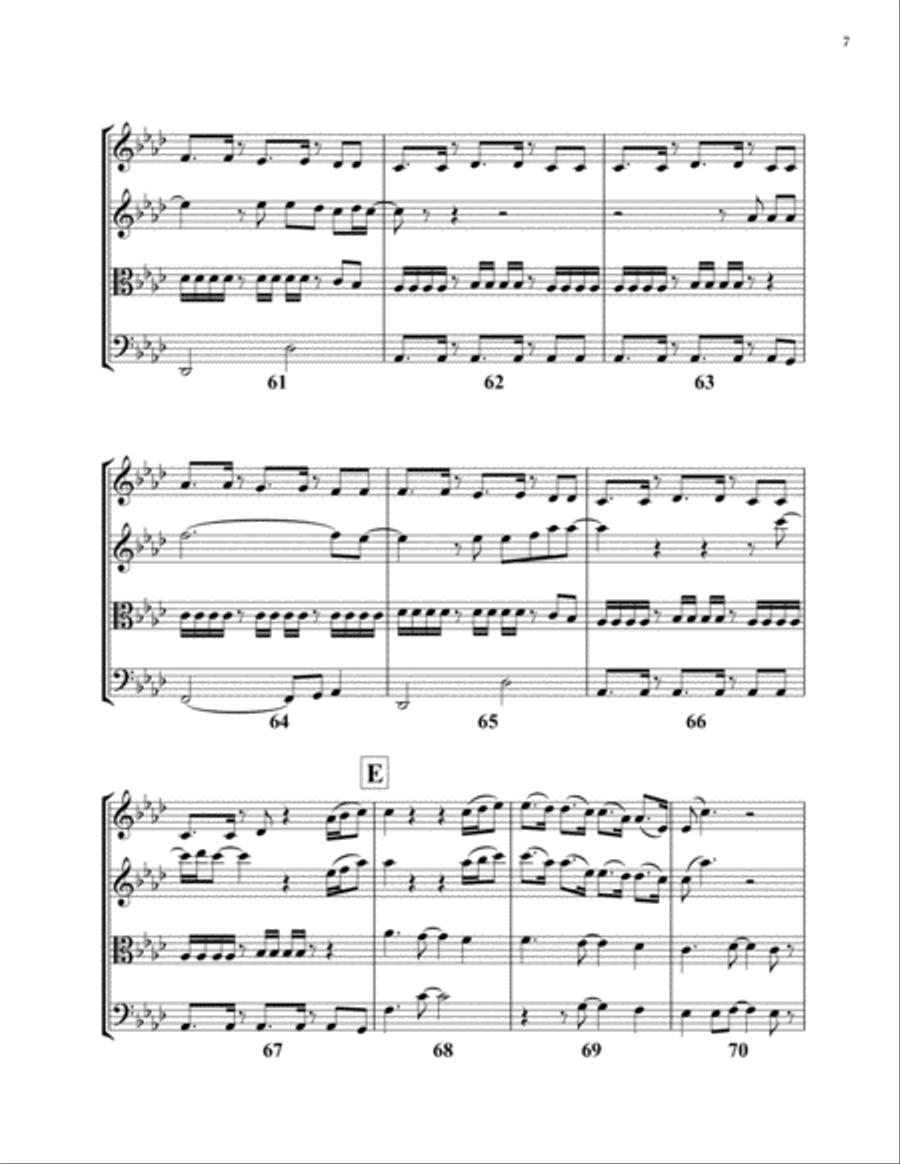 What About Us (from the Netflix series Bridgerton) - Full Score String Quartet scores gallery preview page 6