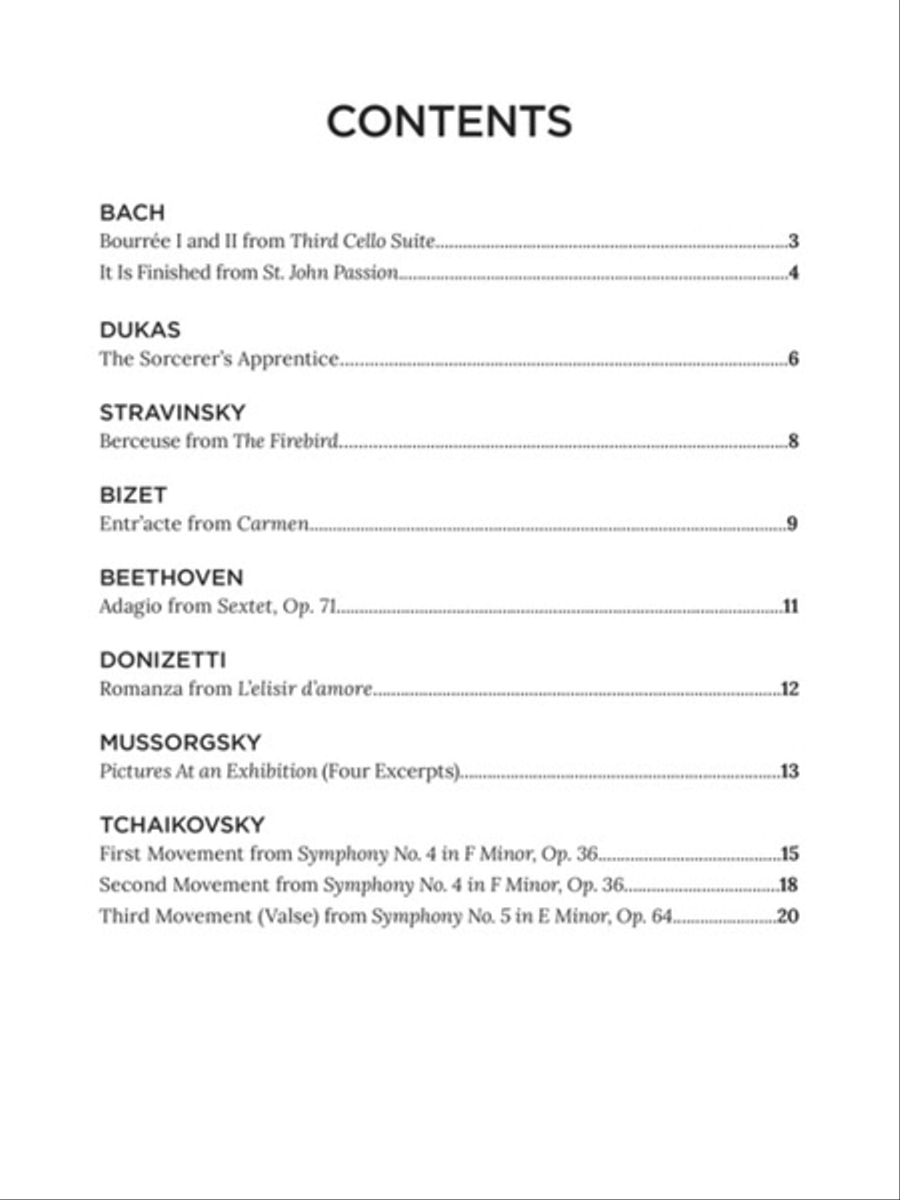 Solos for the Bassoon Player Bassoon Solo scores gallery preview page 2